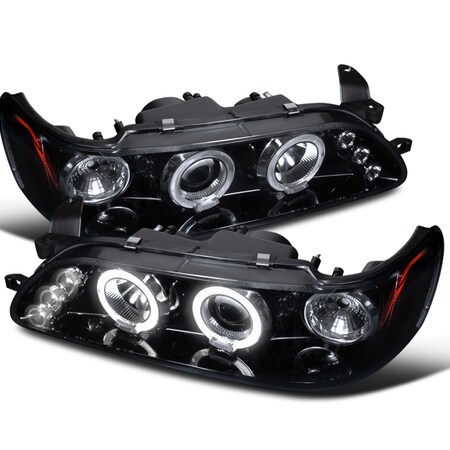 Spec-D Tuning 93-97 Toyota Corolla Halo Projector Headlight 2LHP-COR93G-TM